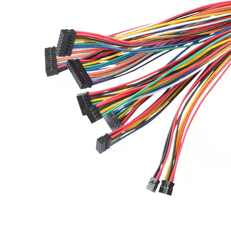Custom Flat Cable JST XH SH VHR electrical wires harness with JST Connector