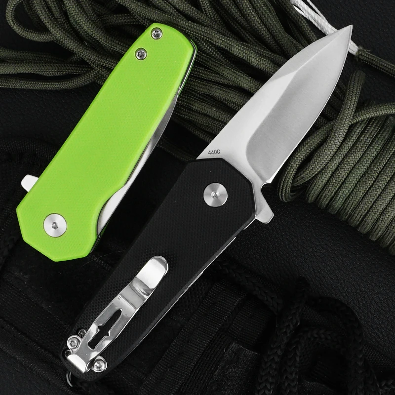 Wholesale price hot sell OEM latest design field camping survival hunting survival G10 handle folding knife