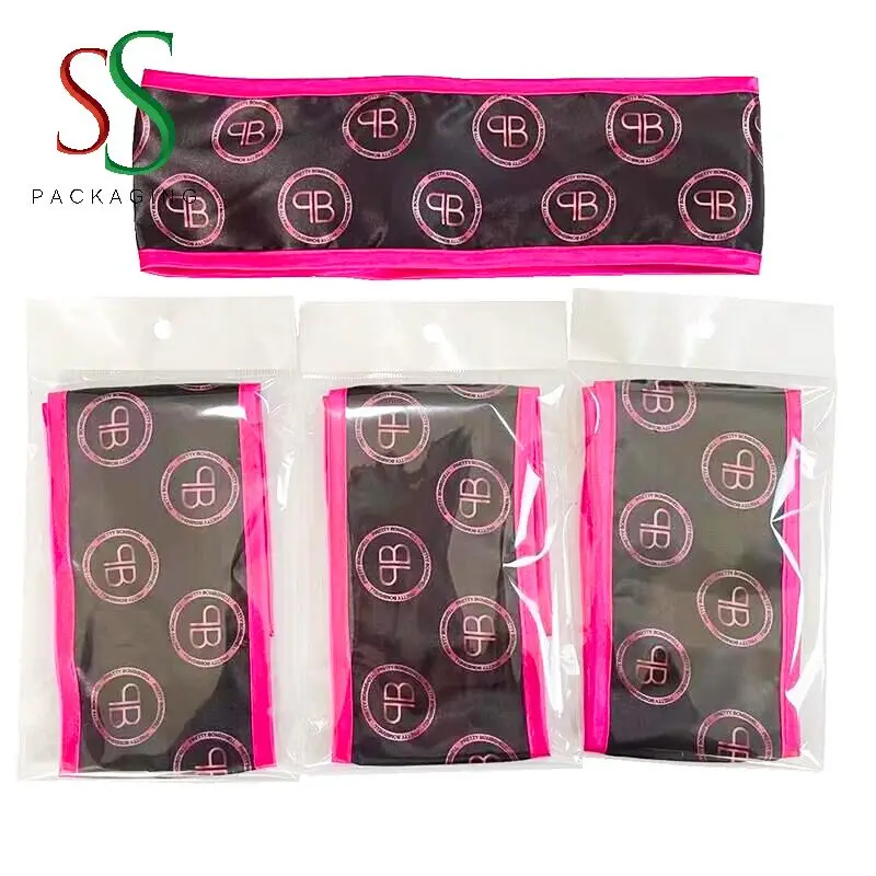 High Quality Custom Satin Headband Wrap Wig Satin Wrap