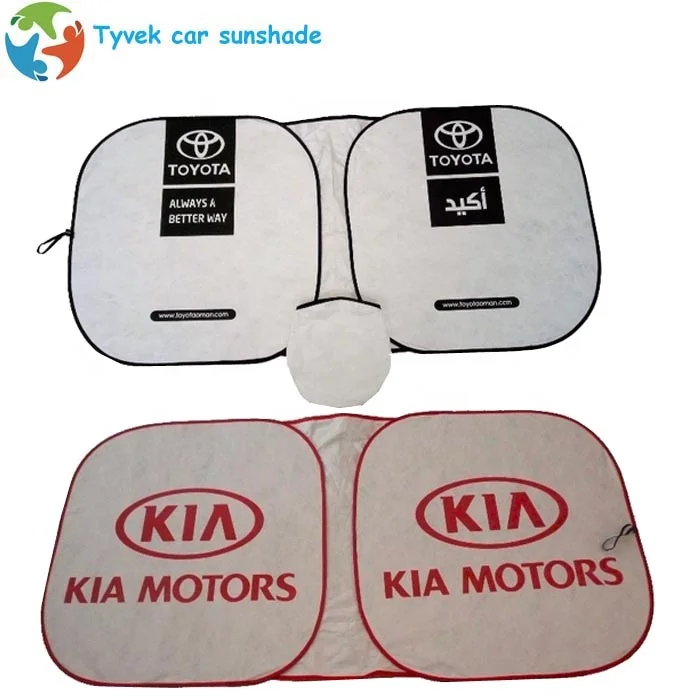 Silver polyester car window sunshade 142*67CM universal size auto car sunshade