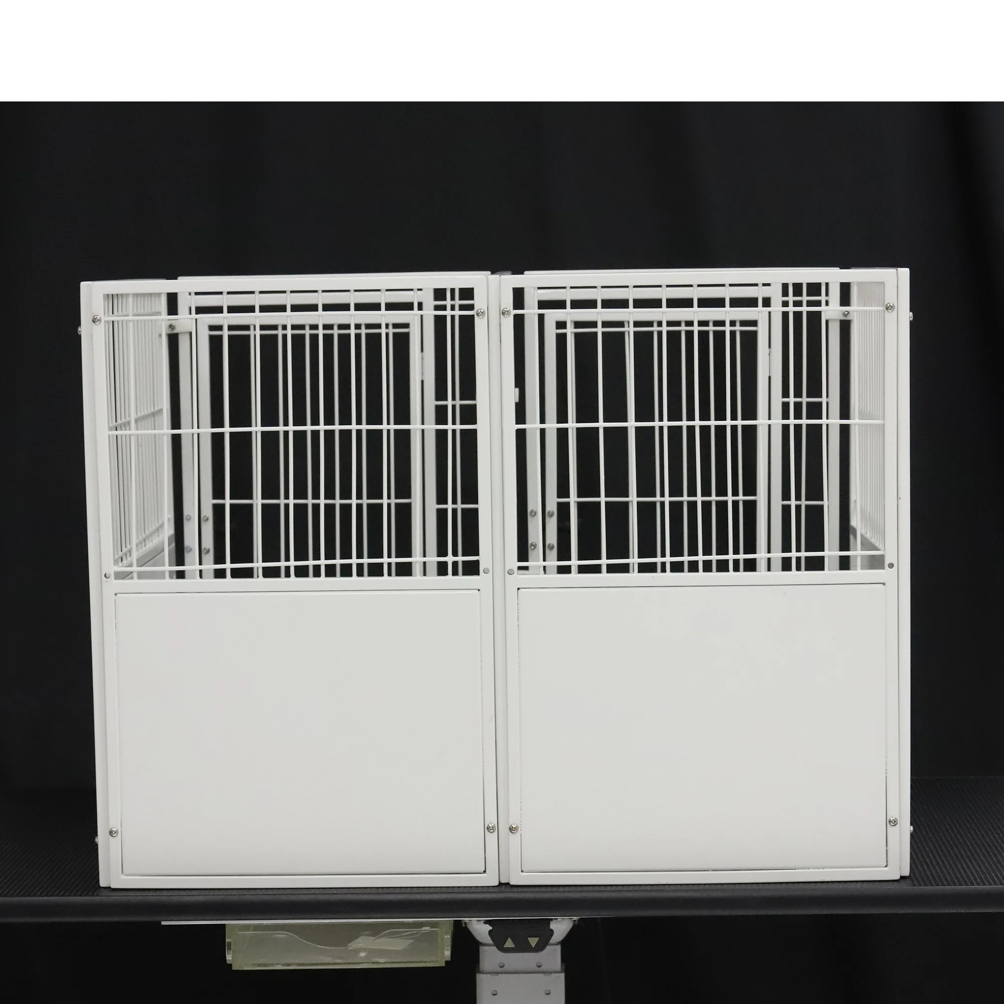 AEOLUS Powder Coated Galvalume Kennel with Wire Grid Door Walk-in Kennel System