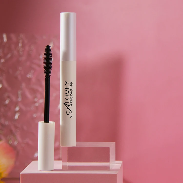 Wholesale High Quality New Design Mascara Tube With Wand White Empty Mascara Bottle With Big Brush