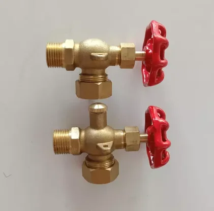 Латунный манометр уровня воды, трубчатый манометр