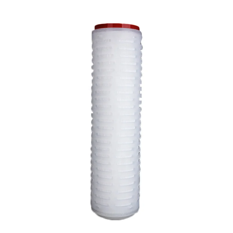 20 Inch 0.22 umPP Pleated Filter Cartridge sterile filtration equipment For plating solutions in electronic industry
