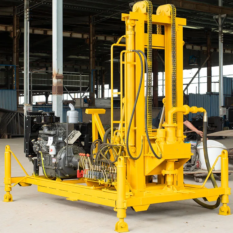 Hydraulic water well drilling machine ground water bore well  digging machine  price