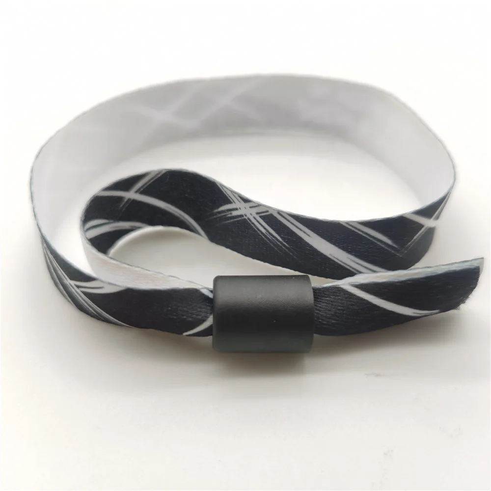 Slide lock Wristband custom plastic Bead for Wristbands&bracelets