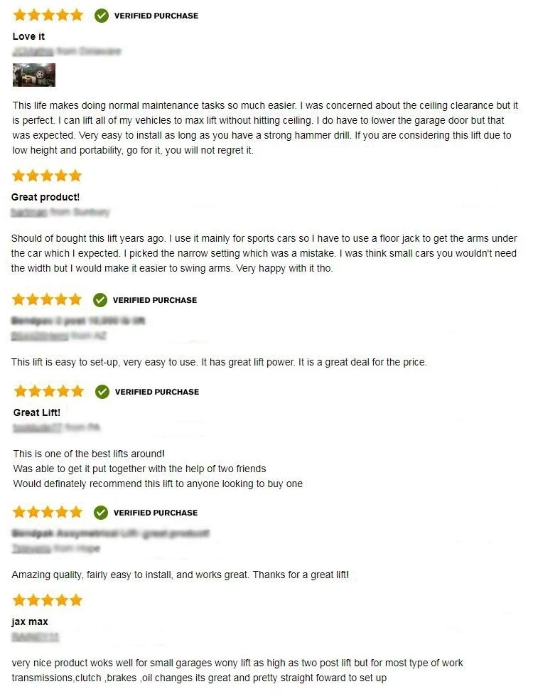 CE Certified high quality Safe Hydraulic Auto Launch one sides manual release 4 Ton Two Post Lift for sale