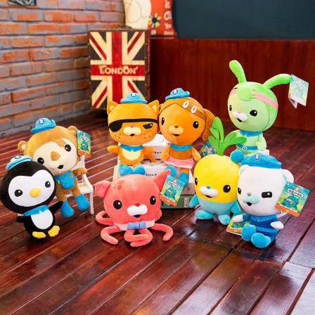19/30/46cm Original Octonauts Software Stuffed Animal Plush Toy Cartoon Barnacles Kwazii Tweak Peso Dashi Cartoon Doll Toys Gift