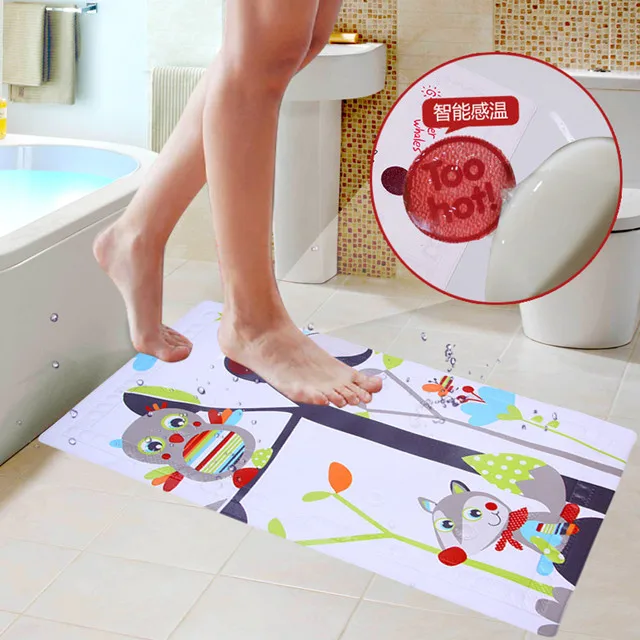 BBCare Baby Anti-Slip Bath Mat with Heat Sensitive Point