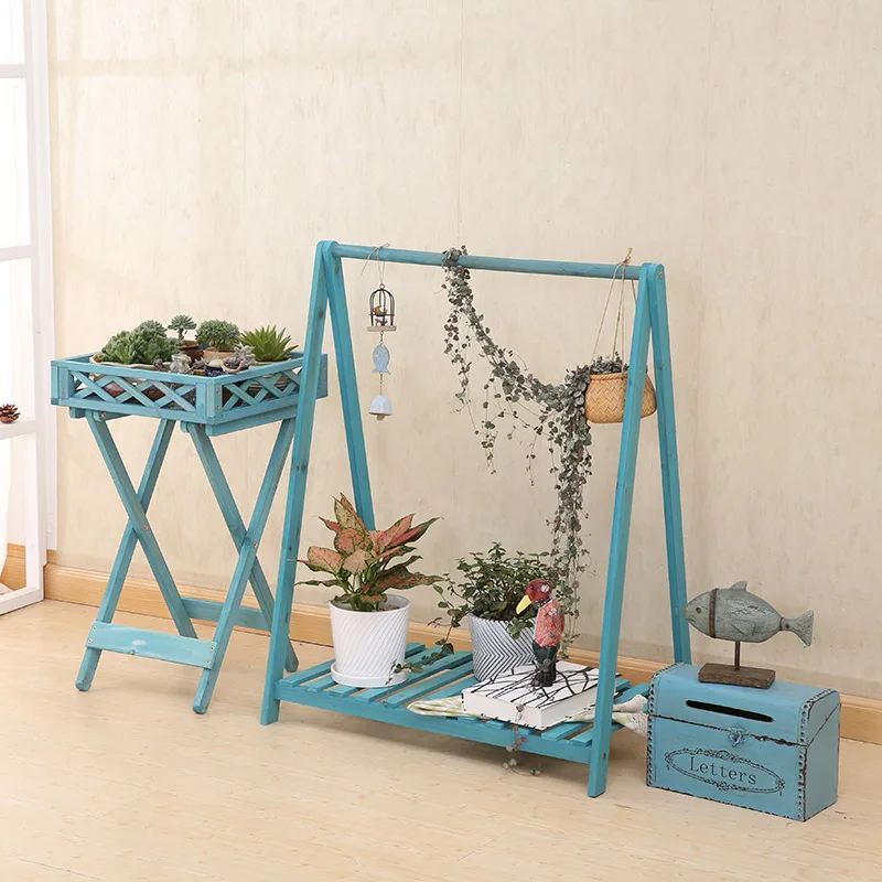 Wooden Plant Stand, Indoor/Plant Ladder Shelf Flower Display Stand