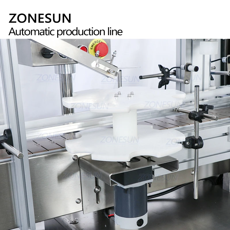 
ZONESUN Automatic Honey Jam Chili Sauce Tomato Paste Bottle Filling Capping Machines Line With Cap Feeder Vibratory Bowl Sorter 