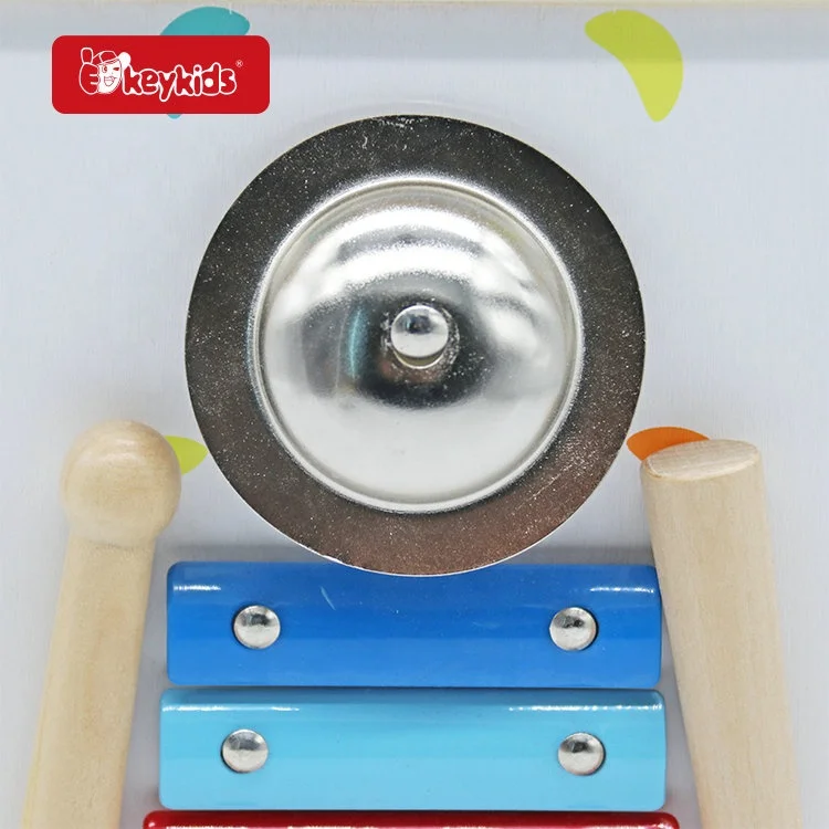 Multifunctional Learning Toy Musical Wooden Activity Triangle For Kids W12D492