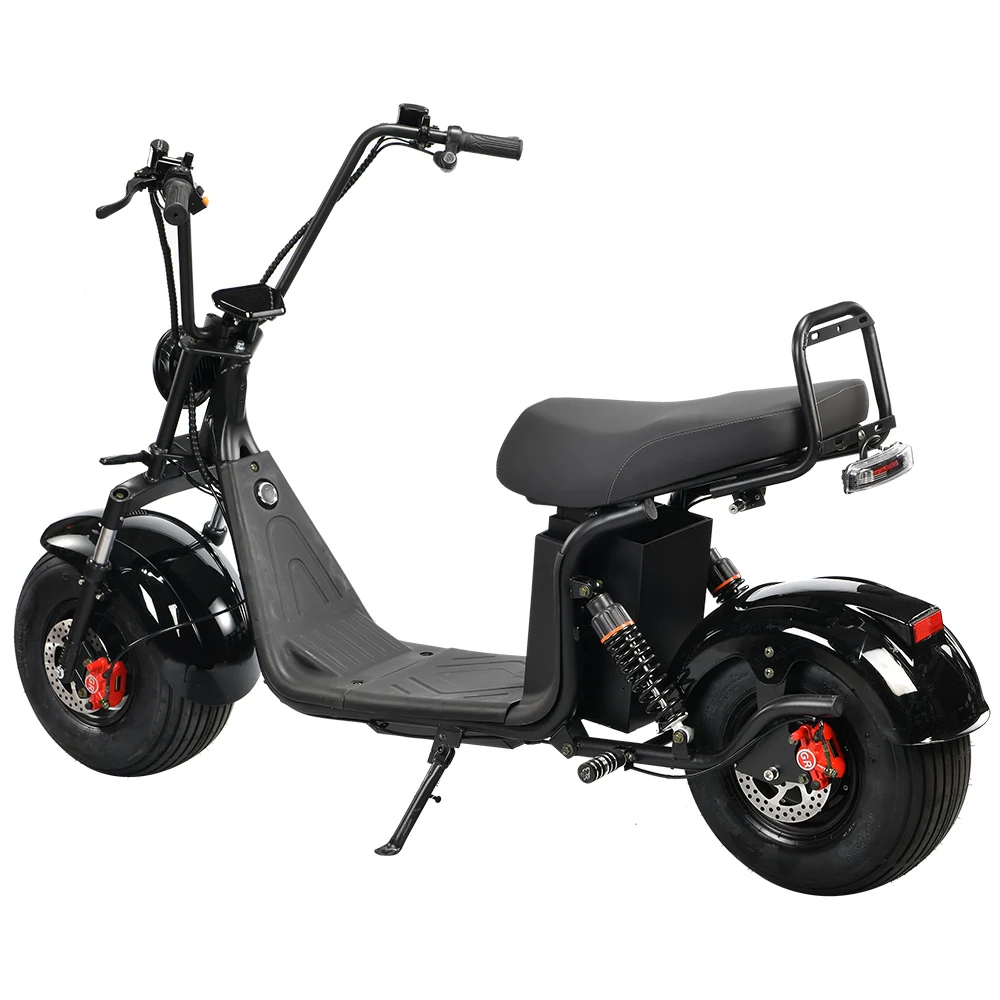 [EU USA Stock]2023 eHoodax hot and popular electric scooter fat tire 2 wheel citycoco electric scooter electric motorcycle