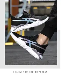 wholesale men shoe breathable mesh sports shoes men running sneakers Walking Style Shoes