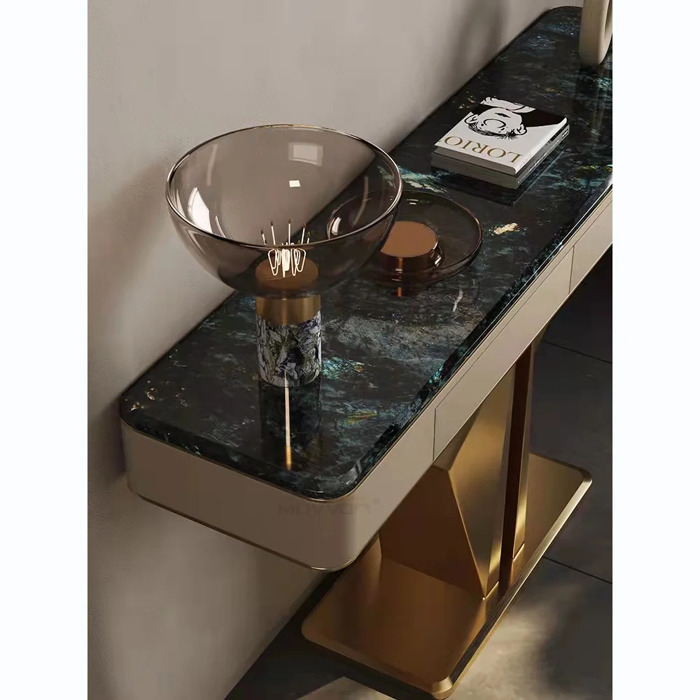 Hot sale  stainless  base console table