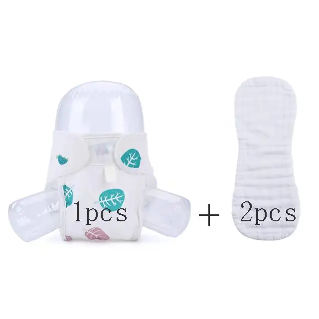 
baby cloth diaper reusable cloth diaper cloth combination Cotton knit material diaper set 