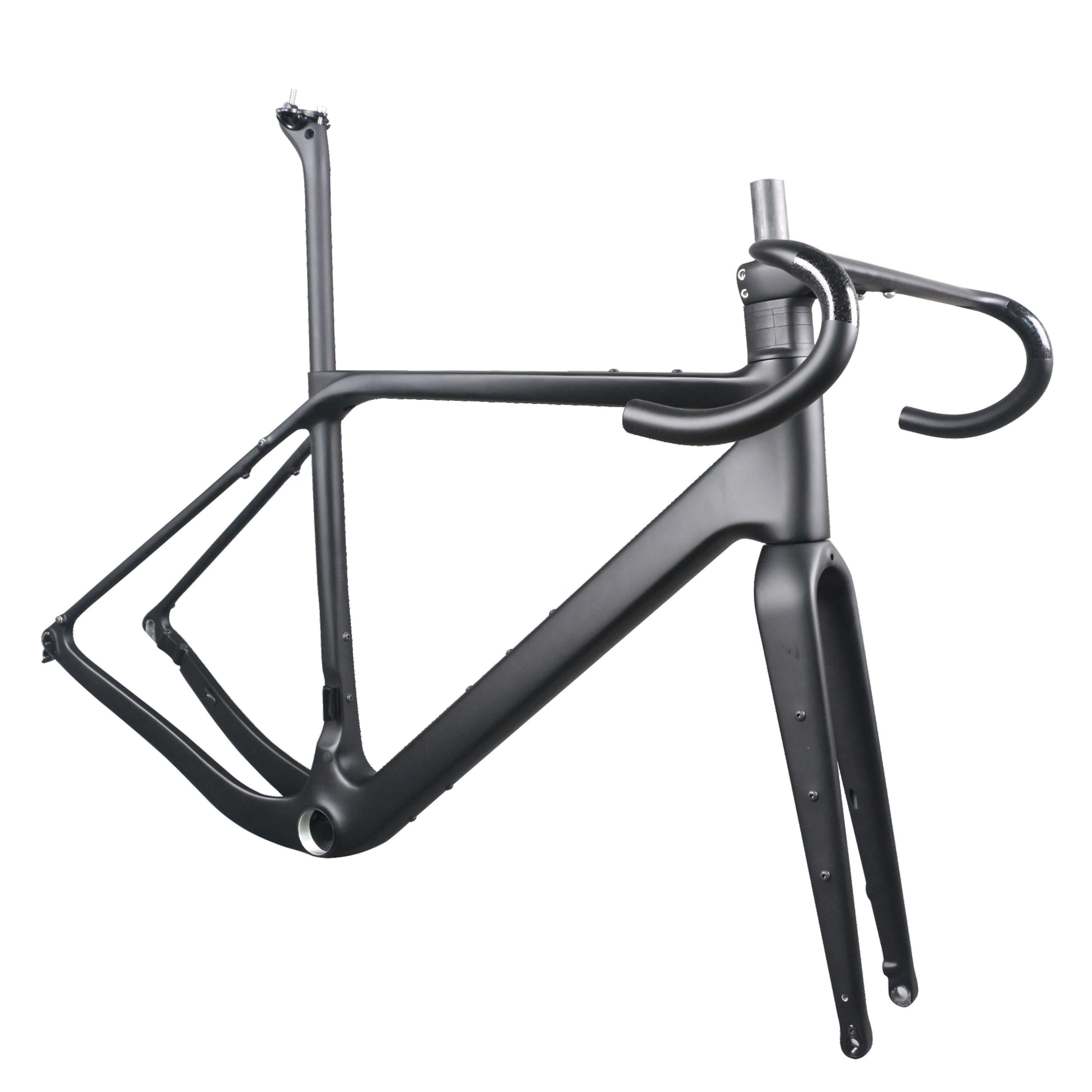SERAPH Carbon frame GR048 Disc brake Gravel Bike Full Hidden Cable bicycle part Carbon Fiber T1000 T47 Max Tire 700X50C
