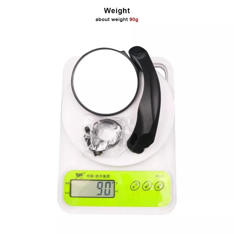 Bike Rear Mirrors 360 Degree Rotation Adjustable Convex Mirror Bicycle Rearview Suitable For Mountain Handlebar