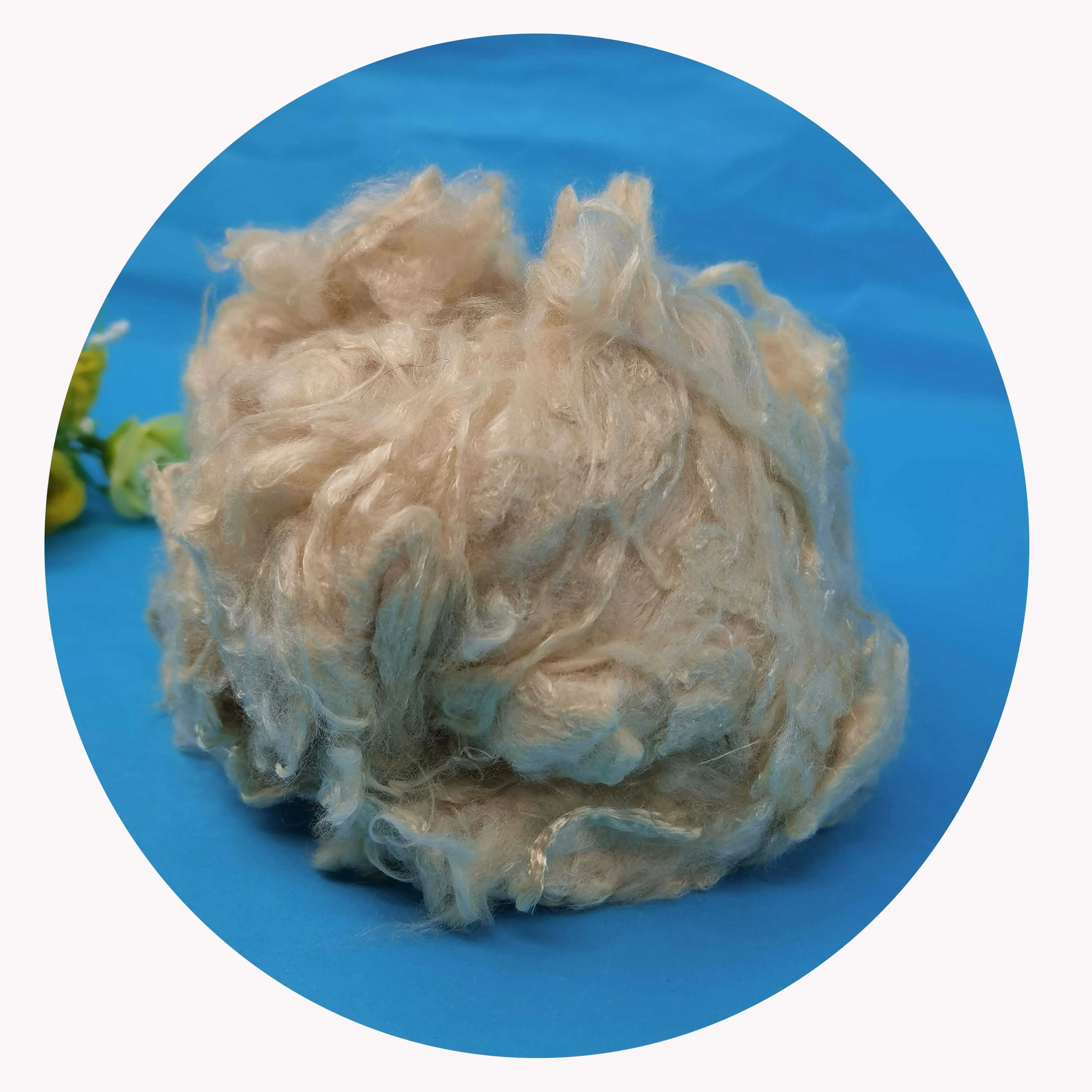 100% бамбуковое штапельное волокно для наполнения продуктов