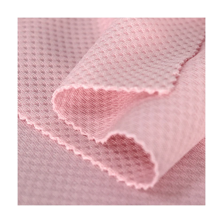 Polyester Mechanical Stretch Circular Knit Textile Fabric For Garment Apparel Polo Shirt Interior Speaker Accoustic Stereo Seat