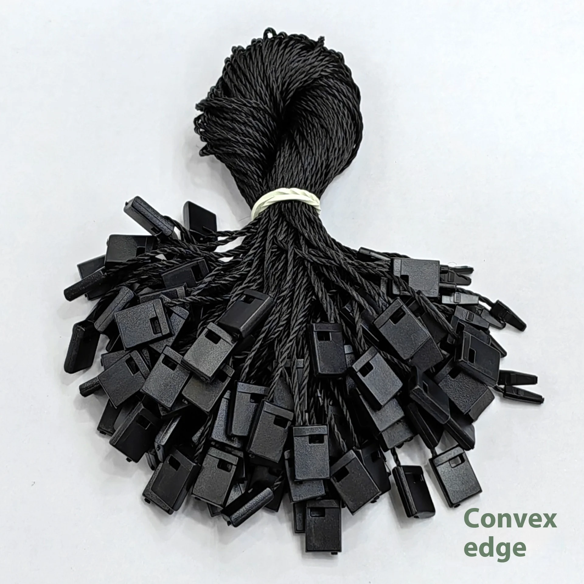 Chinese Made Custom Wholesale Clothing Hanging Capsules Custom Size Square Tag Hang Tag Loop Small Hanging Capsules