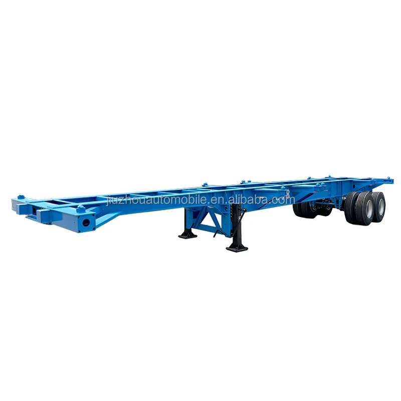 40ft Container Trailer Food Fridge Container Carrier Hydraulic Automated Shipping Truck Rolloff Container Used House Trailer