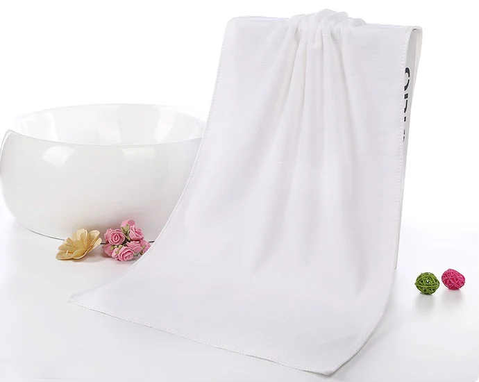 Hand Face Wash Towel Drying Towels High Quality Microfiber Logo Embossed Microfiber Adult Rectangle Knitted Solid Color