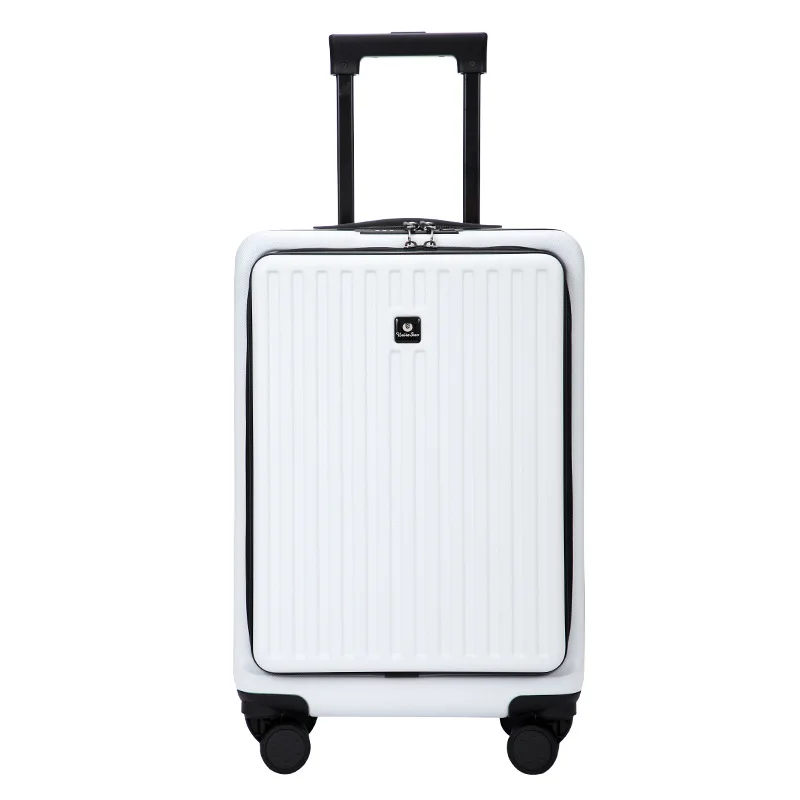 New Arrivals TSA lock universal wheels aluminum luggage luxury aluminum silent wheel wide trolley suitcase