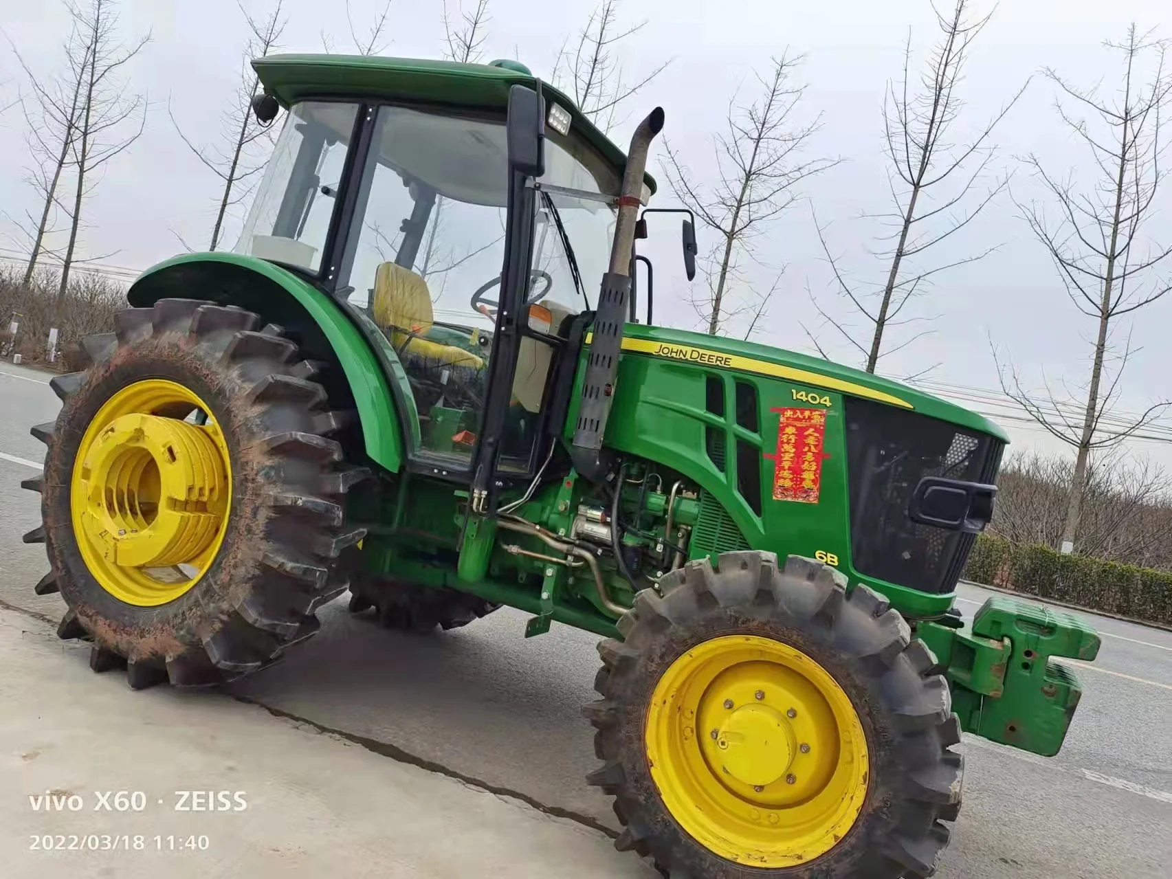 Б/у трактор John 140HP Deere 4x4WD сельскохозяйственная техника запасная часть хорошее состояние 2019 год довольно