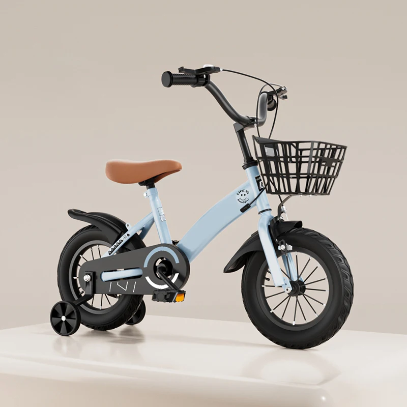 kids bike with training wheels and basket for 6-12 years old wholesale 12inch 14inch children bicycle