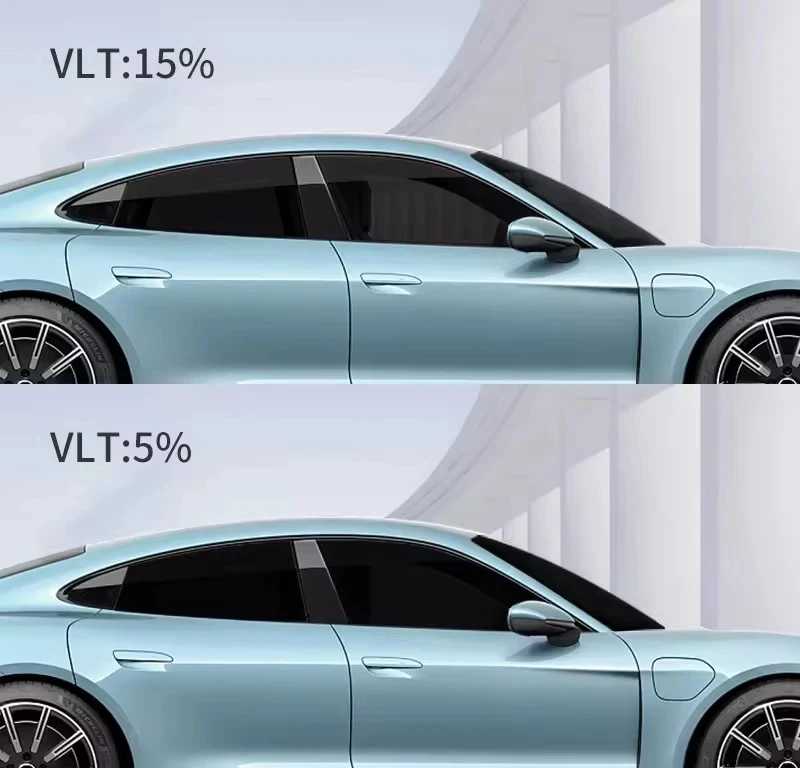 Sun Heat Control Nano Ceramic Car Window Tint Film Uv Protection Cheap 2 Ply Auto Tint Film 5% 30% 70% 80% Vlt