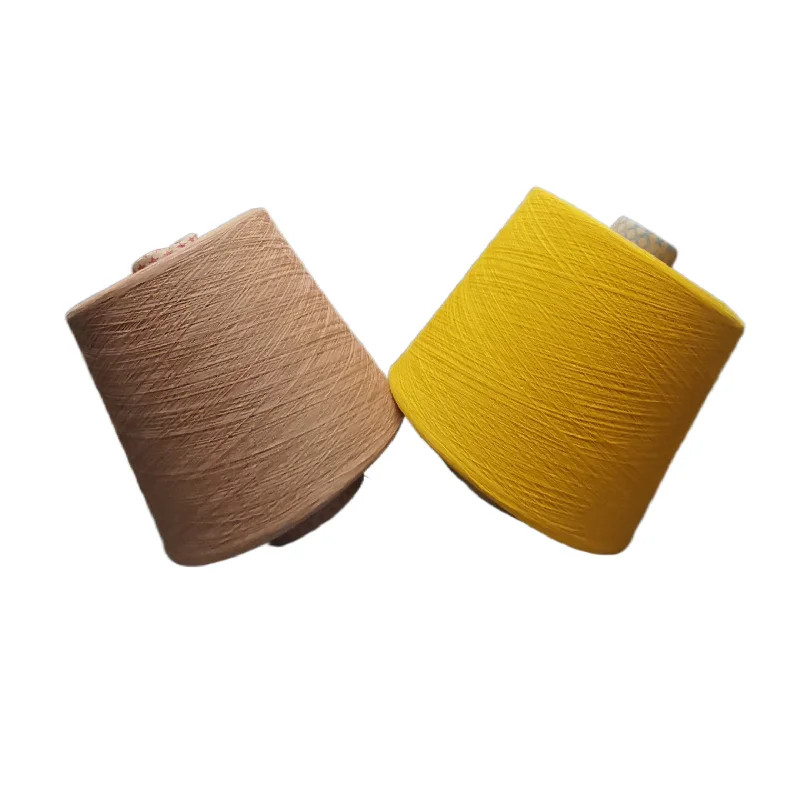 100% Cotton 21S Combed Tight-knit Cellox Yellow 16NM-80NM Space Dyed Yarn Fabric for Hand Knitting Weaving Sewing Embroidery