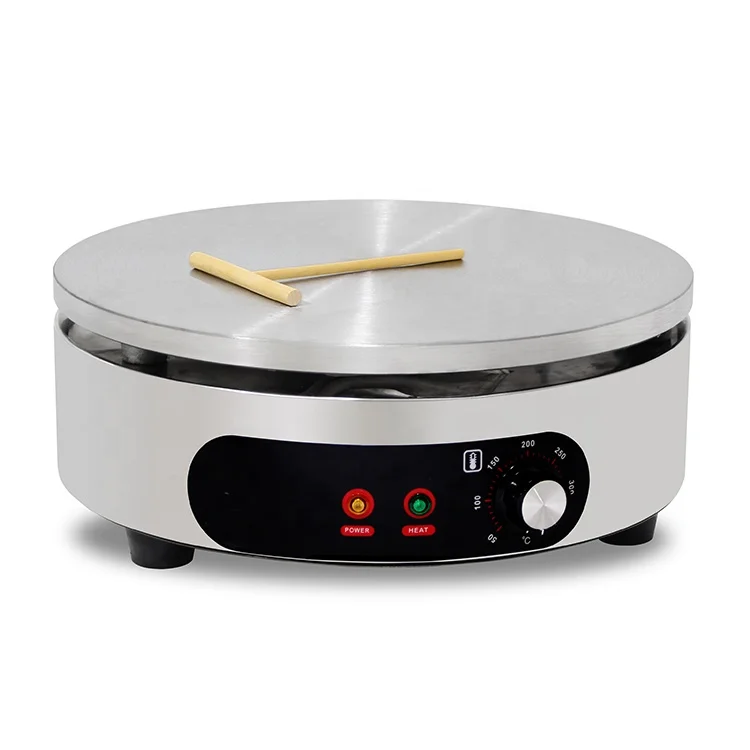 New Arrival Single Round Head 40CM Table Top Commercial Electric Crepe Machine for France