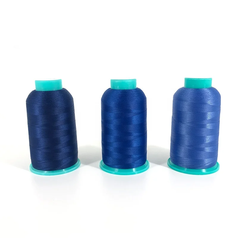 Manufacturer Colorful 1000 Yards Small Spool Polyester Embroidery Thread  For Embroidery Machines
