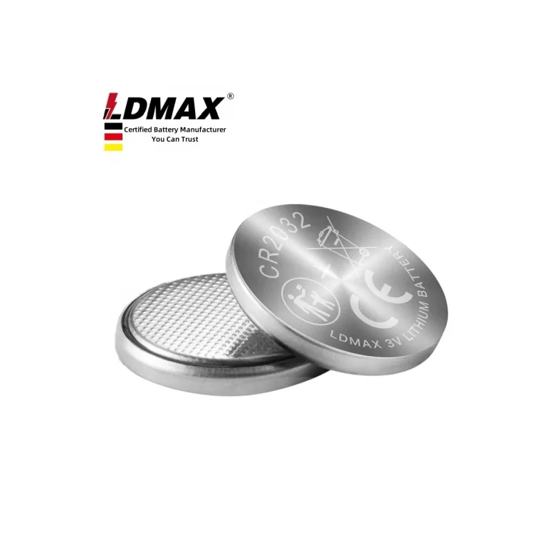 CR2032 Watch Button Cell Battery Pilas 3v 210mah Button Battery Primary Pilha Lithium Coin Cell CR2032 3v Battery for LED light