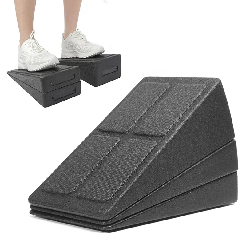 Slant Board For Calf Stretching 3 Pcs Epp Squat Wedge Foam Incline Board Wedge For Home Exercise Squats And Calf Stretch