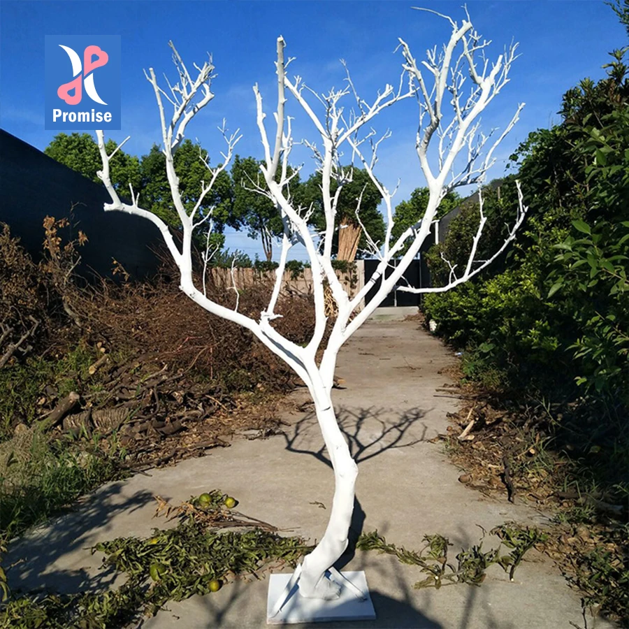 Оптовая продажа, белое искусственное дерево без листьев, деревянное дерево для свадебного украшения, сухое дерево