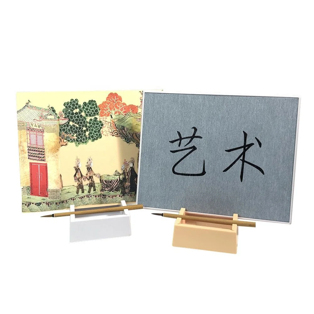 Zen Water Drawing Art Board Kit with Pen Holder Buddha Water Painting Zen Artist Board for Creative Painting Meditation Relaxing