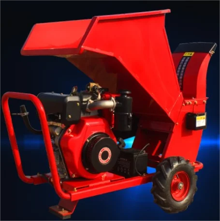 Branch crushing Mobile diesel high-power pulverizer Branch less than 10cm Electric diesel branch crusher