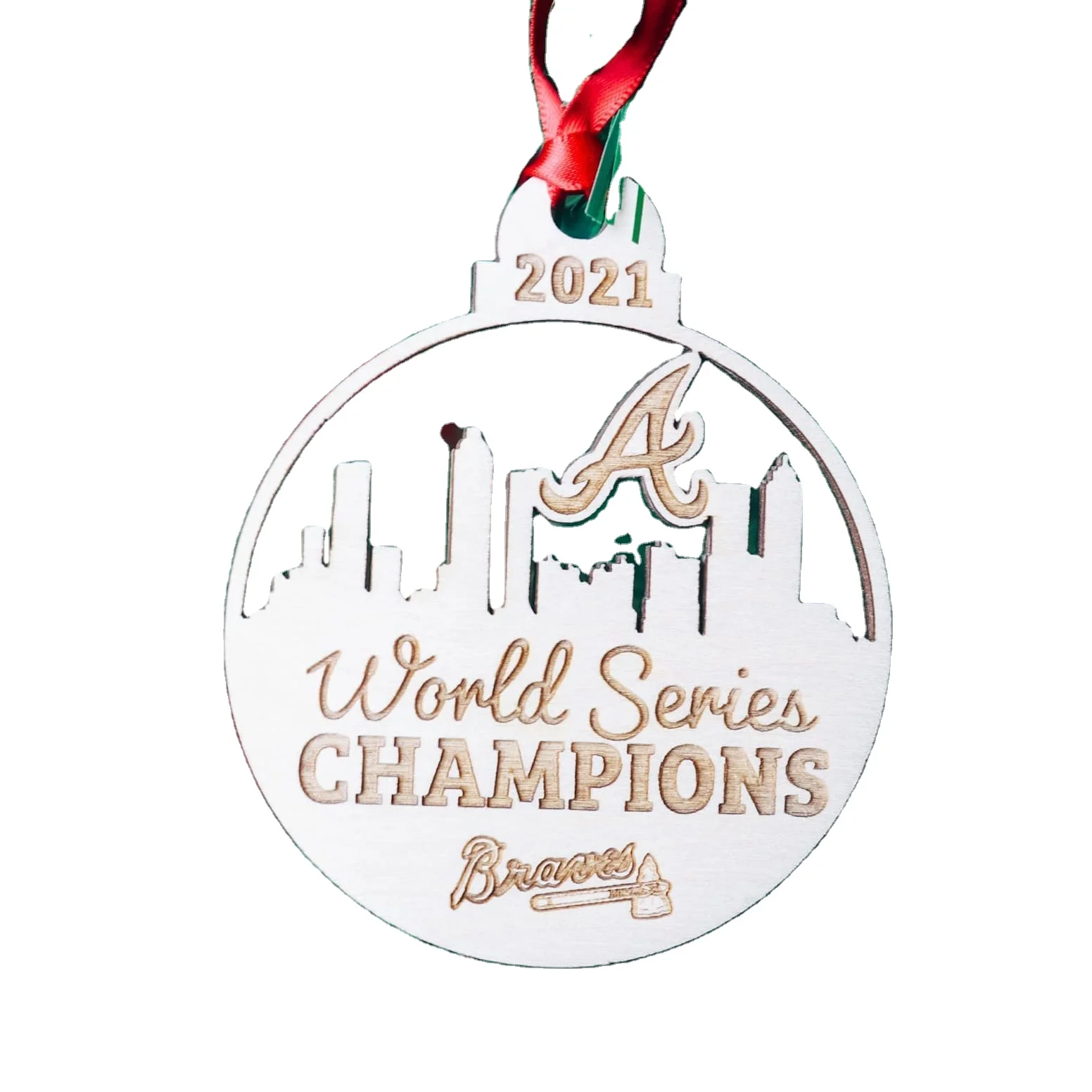 Professional Supply Christmas Decoration Party Decoration Round Wood Chip