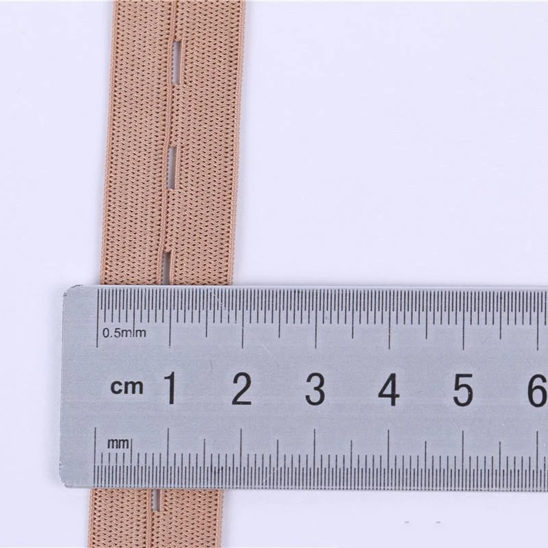 DIY Sewing Accessories 15mm 20mm 25mm Button Hole Elastic Band White Black Buttonhole Pants Waist Adjustable band
