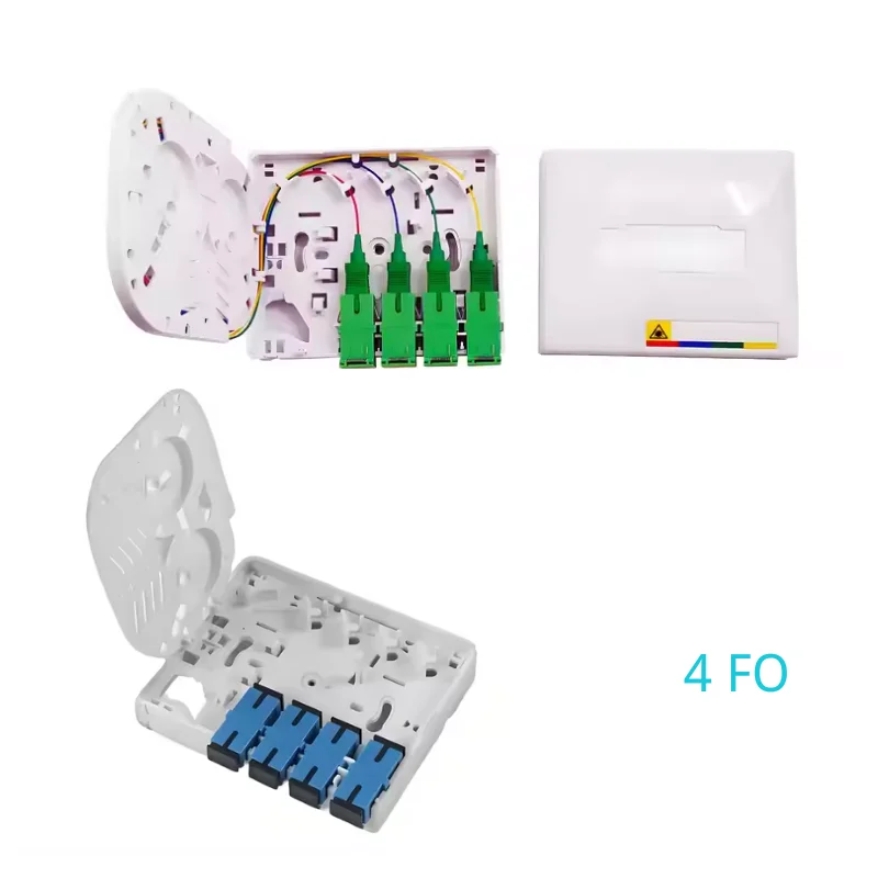 1FO 2FO 4FO Pigtail Adapter SC APC Fiber Optical Terminal Box Indoor/Outdoor PTO for POE IP 4G Networks Used for FTTH