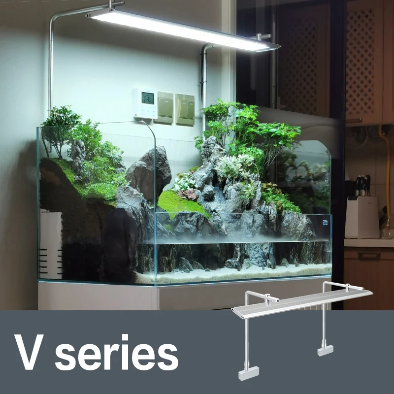 Светодиодная лампа на клипсе WEEK Raptor серии D, 120 см, 72 Вт, 4 фута, WRGB, полный спектр светодиодов + аквариум + лампы