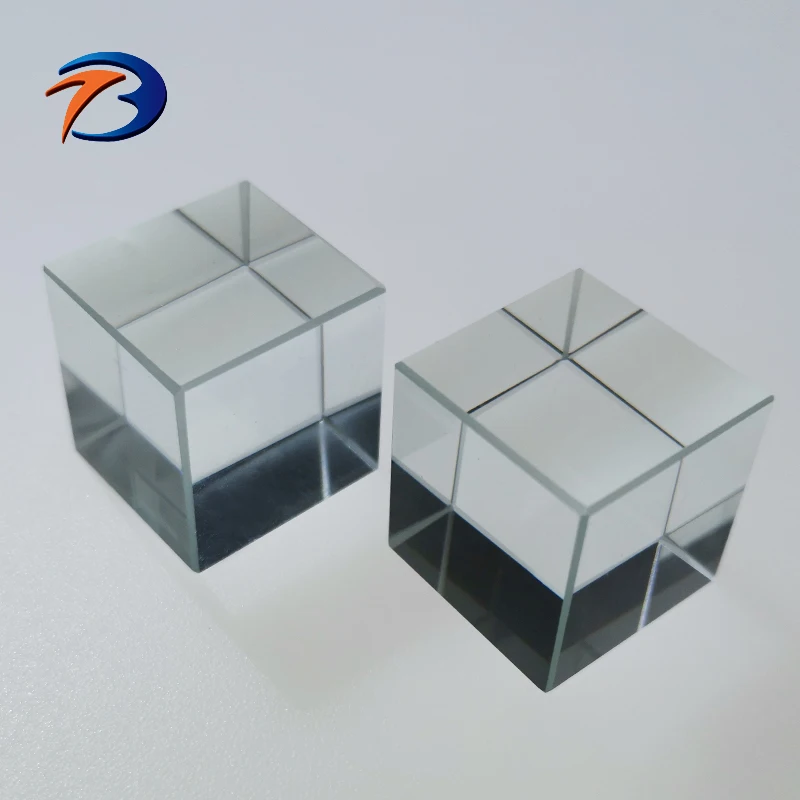 Optical beam splitter B270 K9 BK7 glass prism dichroic coating 30x30x30 20*20*20