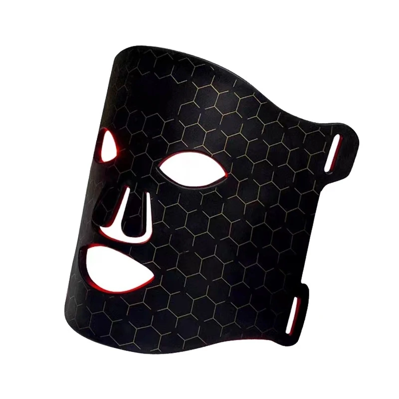 LED silica gel mask photon skin rejuvenation instrument acne treatment instrument face large row light mask