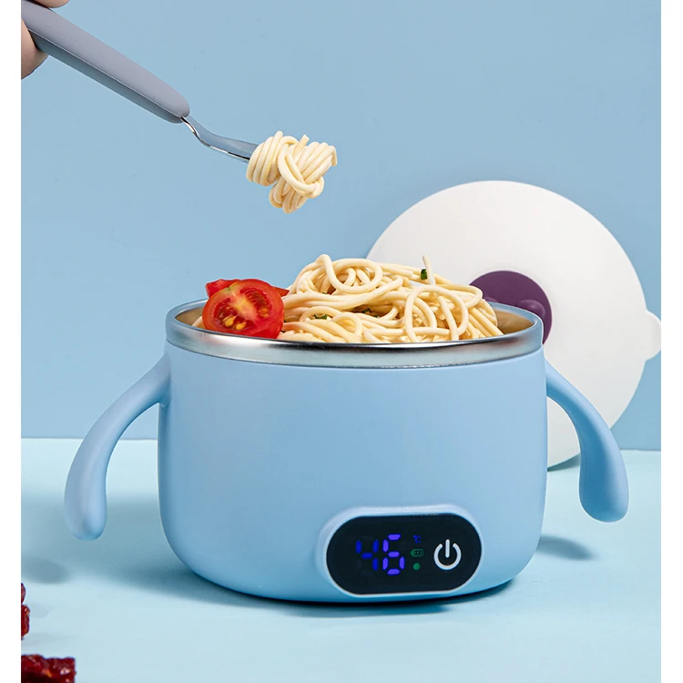 Портативная умная изоляционная миска для детского питания, многофункциональная Экологически чистая миска из полипропилена для кормления детей с сенсорным экраном