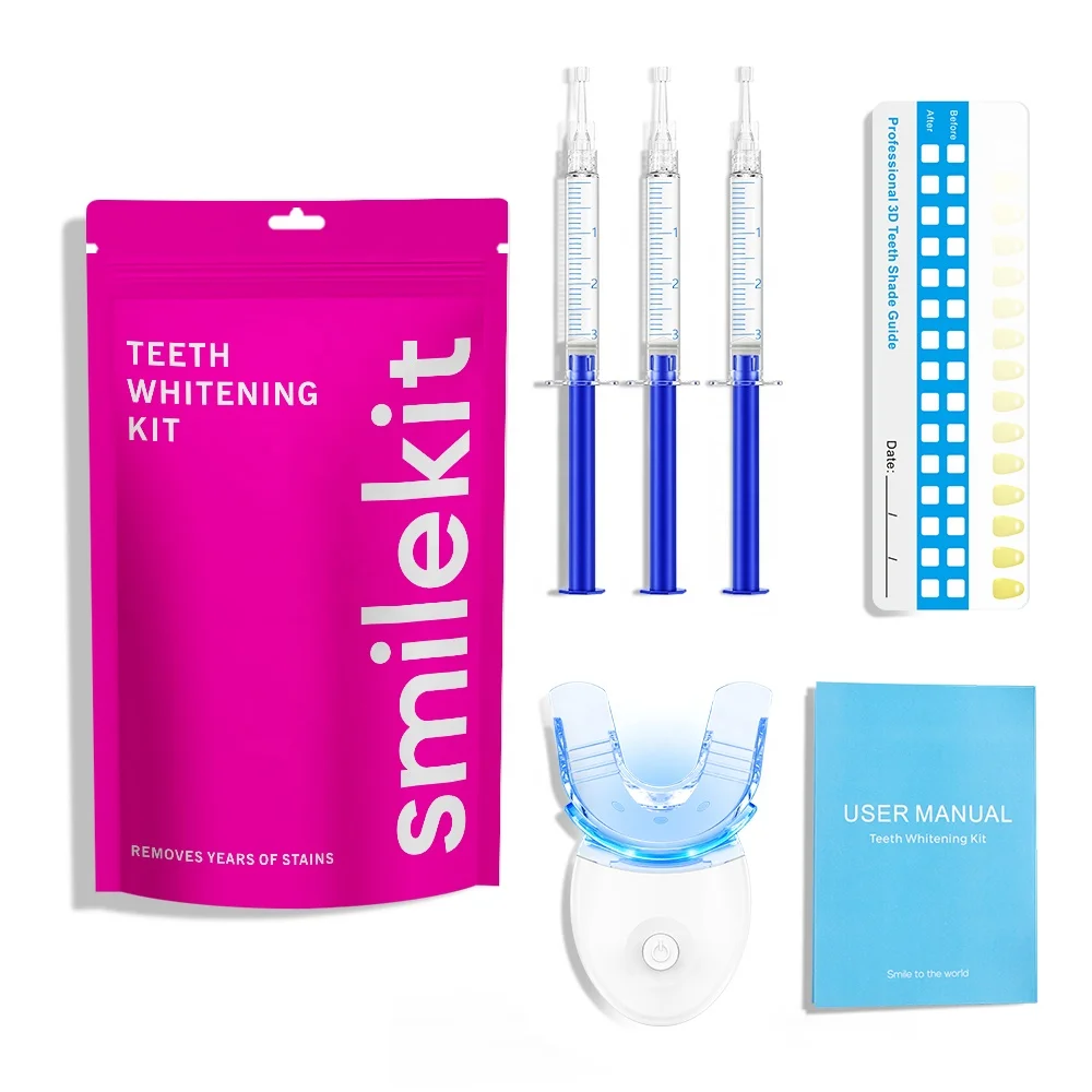 Professional Manufacturer Portable Teeth Whitening Gel Kits Wholesale Tooth Whitening Kit Teeth Whitening Led Kit Private Label