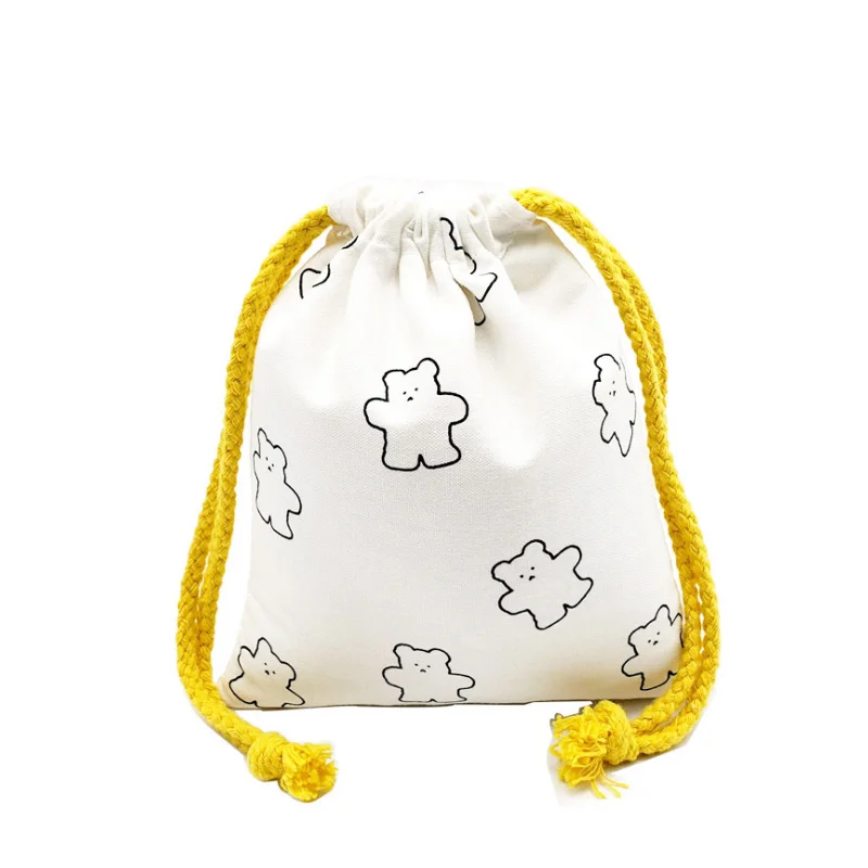Детский мешок на шнурке, пылезащитный хлопковый Нетканый экологически чистый высококачественный муслиновый мешок на шнурке