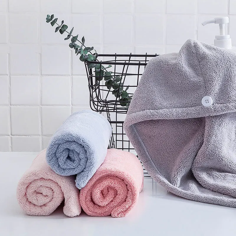 Ucharmin Cheap Wholesale Quick Drying Microfiber Hair Towel Custom LOGO Hair Towel Wrap  Hair Turban For Girl Women