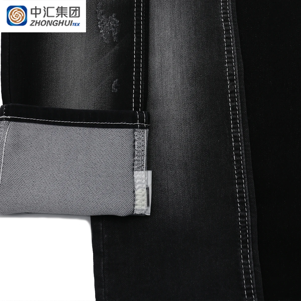 Zhonghui Original acid wash black denim fabric
